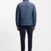 Zusammenpackbare, wasserabweisende Steppjacke mit Logo-Applikation