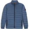 Zusammenpackbare, wasserabweisende Steppjacke mit Logo-Applikation