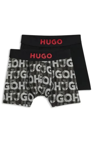 Zweierpack Boxershorts für Kinder aus Stretch-Baumwolle