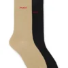 Zweierpack Crew-Socken mit Logo