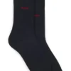 Zweierpack Crew-Socken mit Logo
