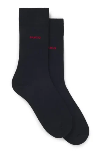 Zweierpack Crew-Socken mit Logo