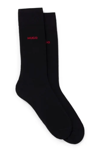 Zweierpack Crew-Socken mit Logo