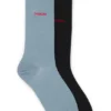 Zweierpack Crew-Socken mit Logo