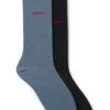 Zweierpack Crew-Socken mit Logo