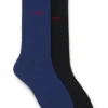 Zweierpack Crew-Socken mit Logo