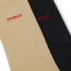 Zweierpack Crew-Socken mit Logo