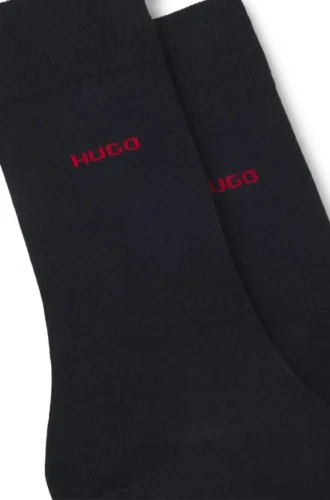 Zweierpack Crew-Socken mit Logo