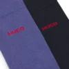 Zweierpack Crew-Socken mit Logo