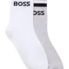 Zweierpack Kindersocken mit charakteristischen Streifen und Logo