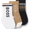 Zweierpack Kindersocken mit Logo-Details