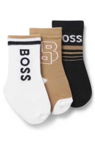 Zweierpack Kindersocken mit Logo-Details