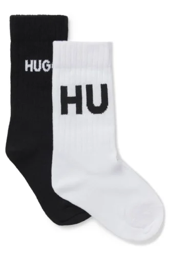 Zweierpack Kindersocken mit Logo-Details