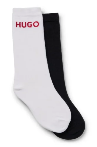 Zweierpack Kindersocken mit Logo-Details