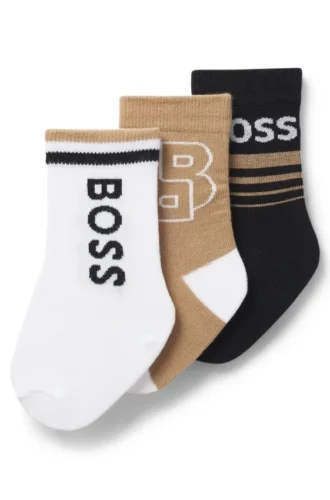 Zweierpack Kindersocken mit Logo-Details