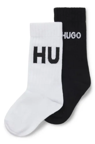 Zweierpack Kindersocken mit Logo-Details