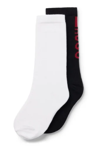 Zweierpack Kindersocken mit Logo-Details