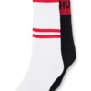 Zweierpack Kindersocken mit Logo-Details aus einer Baumwollmischung
