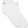 Zweierpack kurze Socken aus Baumwollmischung
