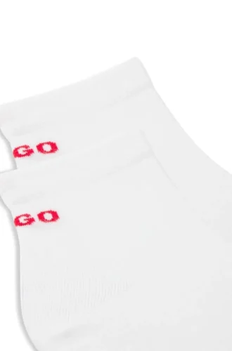 Zweierpack kurze Socken aus Baumwollmischung