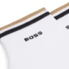 Zweierpack kurze Socken mit charakteristischen Streifen am Bündchen