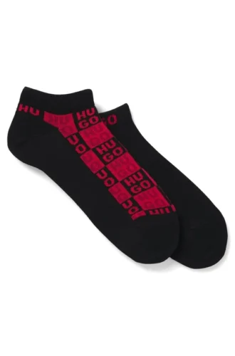 Zweierpack Logo-Socken in Knöchellänge