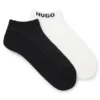 Zweierpack Logo-Socken in Knöchellänge