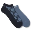 Zweierpack Logo-Socken in Knöchellänge