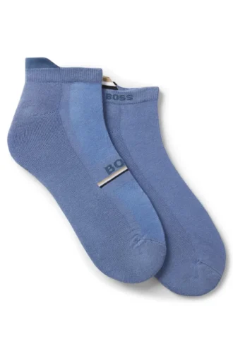Zweierpack Logo-Socken in Knöchellänge