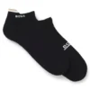 Zweierpack Logo-Socken in Knöchellänge