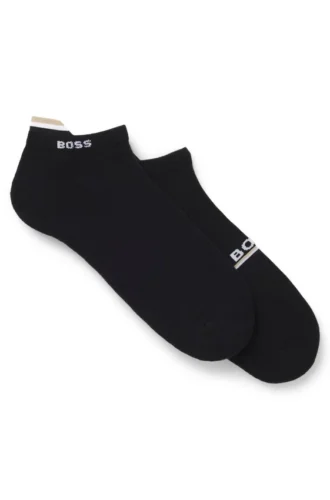 Zweierpack Logo-Socken in Knöchellänge