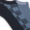 Zweierpack Logo-Socken in Knöchellänge