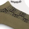 Zweierpack Logo-Socken in Knöchellänge