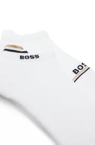 Zweierpack Logo-Socken in Knöchellänge