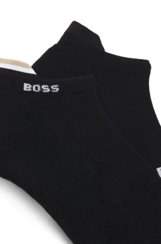 Zweierpack Logo-Socken in Knöchellänge
