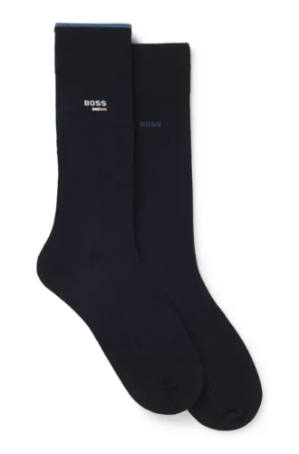 Zweierpack Logo-Socken in regulärer Länge