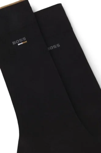 Zweierpack Logo-Socken in regulärer Länge