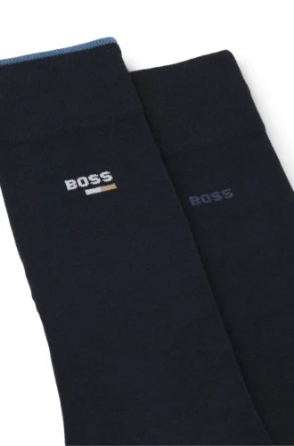 Zweierpack Logo-Socken in regulärer Länge