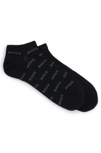 Zweierpack mit Socken in Knöchellänge mit Markenlogo