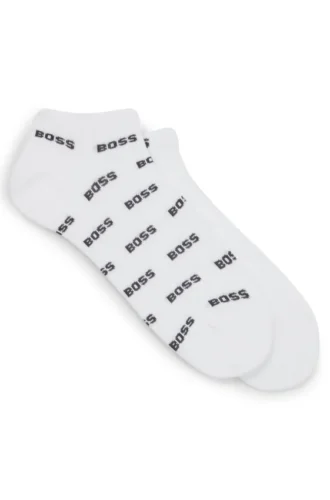 Zweierpack mit Socken in Knöchellänge mit Markenlogo