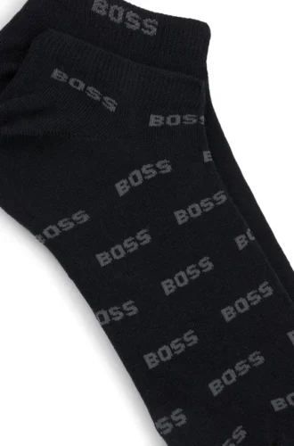 Zweierpack mit Socken in Knöchellänge mit Markenlogo