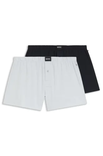 Zweierpack Shorts aus Stretch-Baumwolle