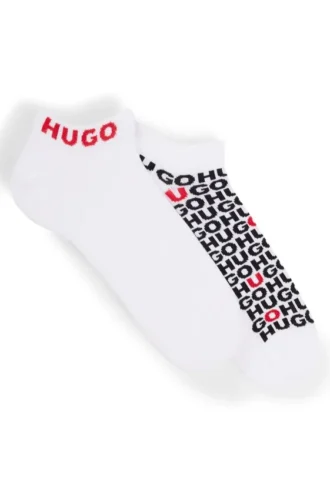 Zweierpack Socken aus Baumwollmischung in Knöchellänge