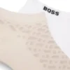 Zweierpack Socken aus Baumwollmischung in Knöchellänge