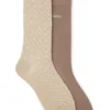 Zweierpack Socken aus Baumwollmischung in normaler Länge