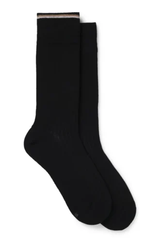 Zweierpack Socken aus Baumwollmischung in normaler Länge