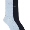 Zweierpack Socken aus Baumwollmischung in normaler Länge