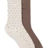Zweierpack Socken aus Baumwollmischung in normaler Länge