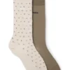Zweierpack Socken aus Baumwollmischung in normaler Länge