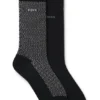 Zweierpack Socken aus Baumwollmischung in normaler Länge